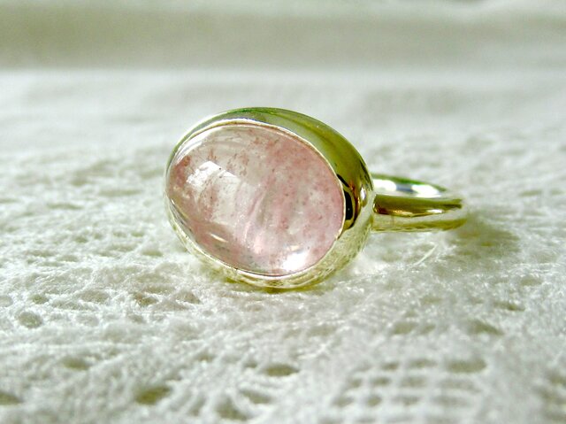 13号 モルガナイトringの画像1枚目