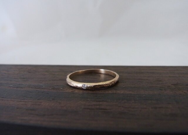 K10YG Diamond ringの画像1枚目