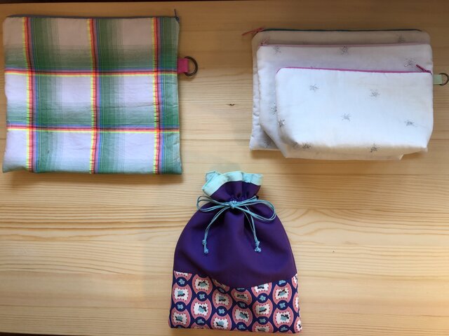 おしゃれ巾着 | iichi 日々の暮らしを心地よくするハンドメイド