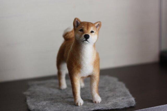 羊毛フェルト リアル柴犬 Shiba Inu ・・・ | iichi 日々の暮らしを