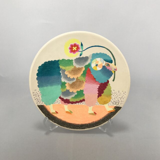 色鉛筆イラスト「Sheep」の画像1枚目