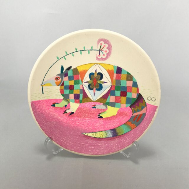 色鉛筆イラスト「Armadillo」の画像1枚目
