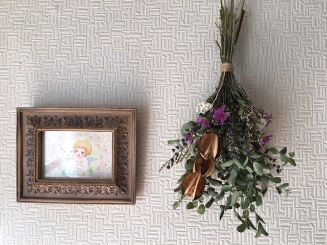 Antique Lavender Swagの画像1枚目