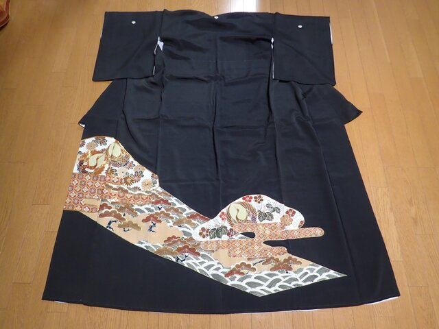 受注制作 ✳︎1点物 ✳︎ アンティーク 正絹 着物リメイク フォーマル