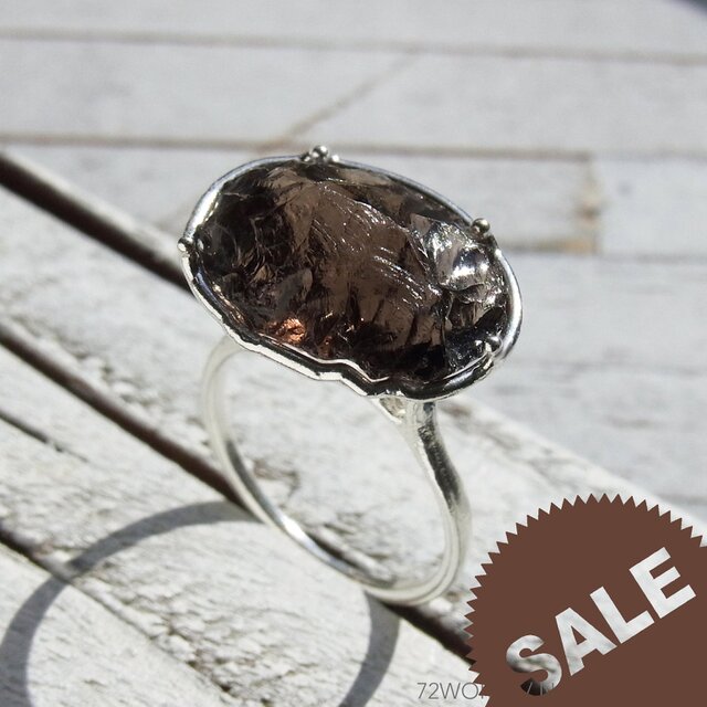 [SALE] スモーキークォーツ Crashed Quartz Ring 3