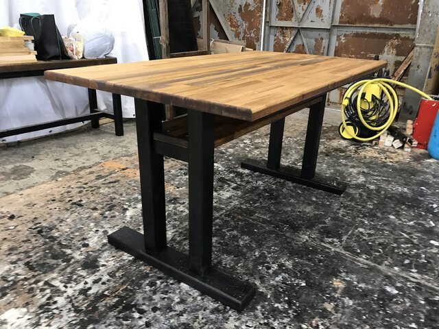 hotaru ソファーテーブル カフェテーブル 男前家具 棚付き 食卓