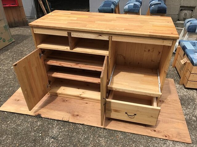 hotaru キッチンカウンター 作業台 食器棚 キャビネット 店舗 レジ
