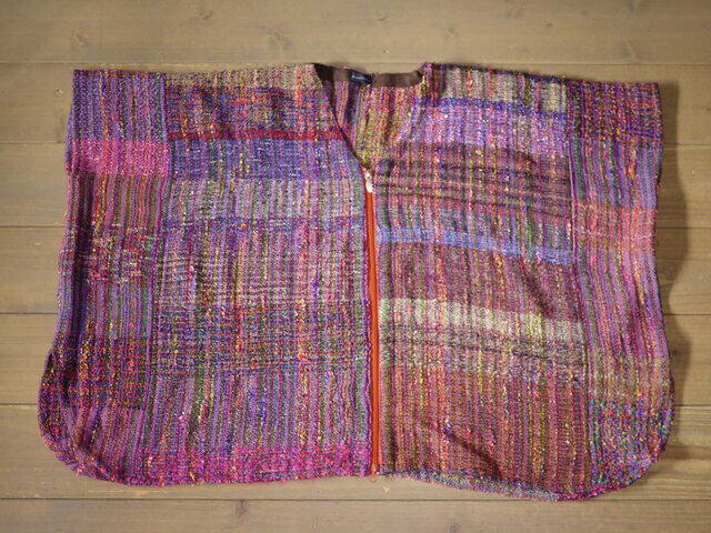 手織り ポンチョコート | iichi 日々の暮らしを心地よくする