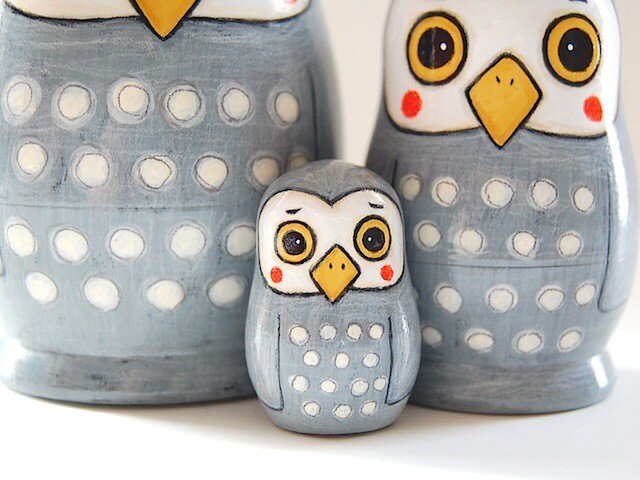 困った!?ふくろう＊マトリョーシカ［15］ | iichi 日々の暮らしを
