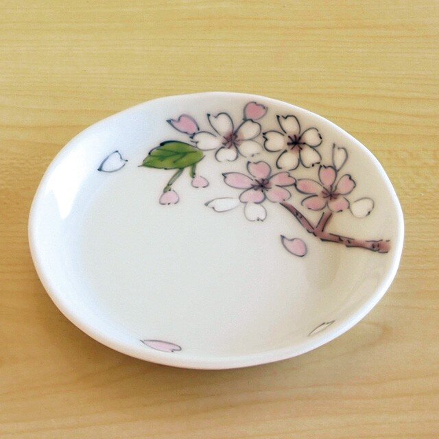 錦さくら 四寸深小皿の画像1枚目