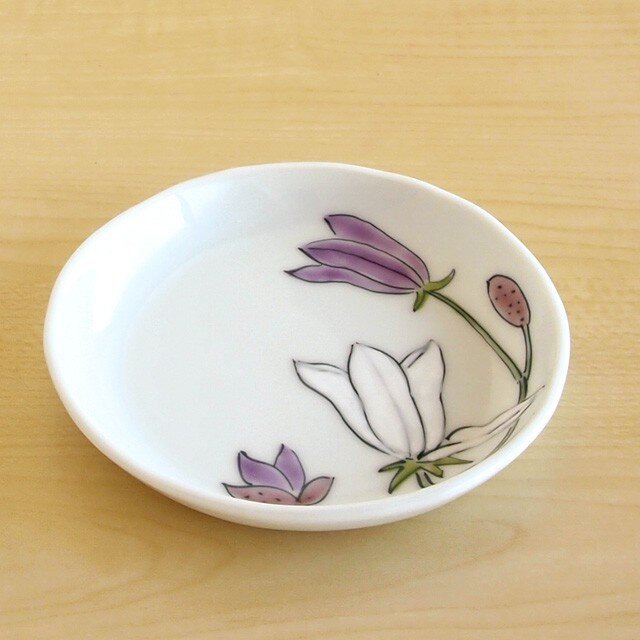 錦木蓮 四寸深小皿の画像1枚目