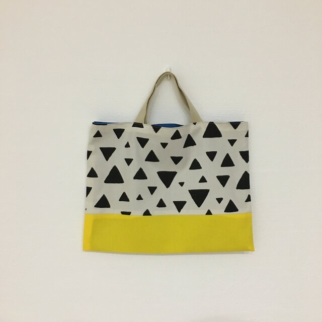 ▲×イエロー レッスンバッグの画像1枚目