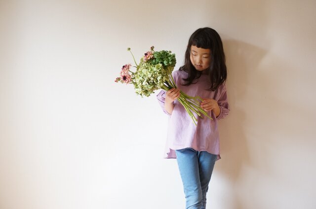 Cotton linen voile blouse 1,2 sizeの画像1枚目