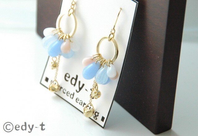 edy-t■夏カラードロップピアス☆の画像1枚目