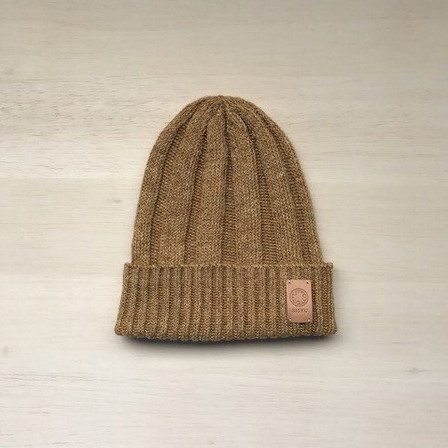 フレンチリネンニット帽 パンプキンの画像1枚目