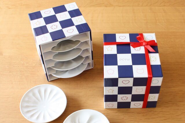 しょうゆ小皿 5枚入用 化粧箱のみ ※この商品は小皿は含まれていません。の画像1枚目