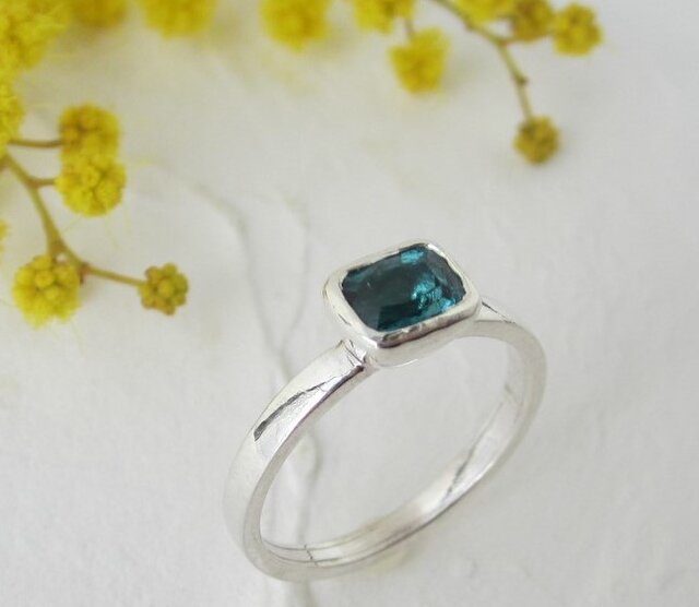 インディゴライトトルマリン・リング（silver925） | iichi 日々の