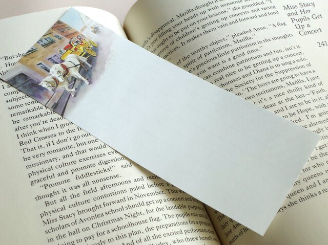 水彩画一筆箋007「 ローテンブルクの馬車」25枚 | iichi 日々の