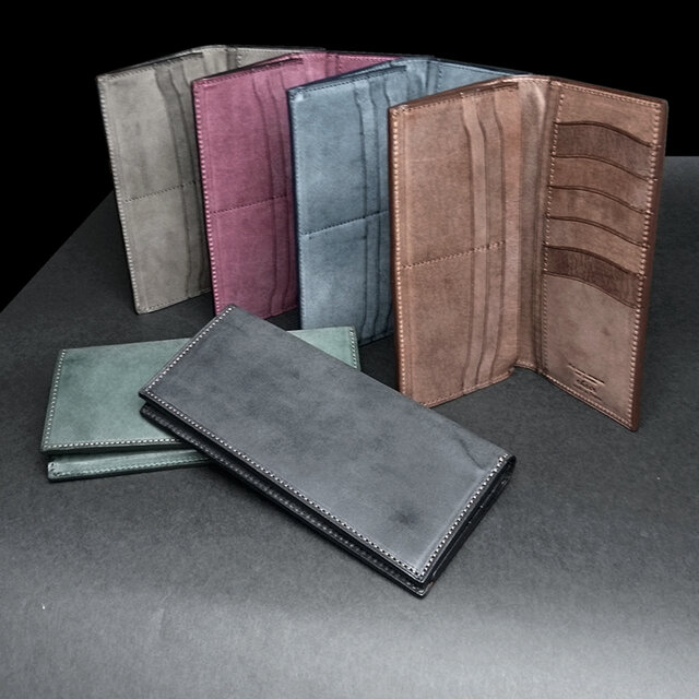 D46【ロロマレザー牛本革】長財布 D46【ロロマレザー牛本革】長財布