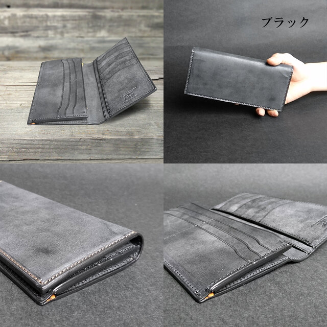 7色] [名入可] 本革Slim長財布 --- 国産牛革ロロマ | iichi 日々の