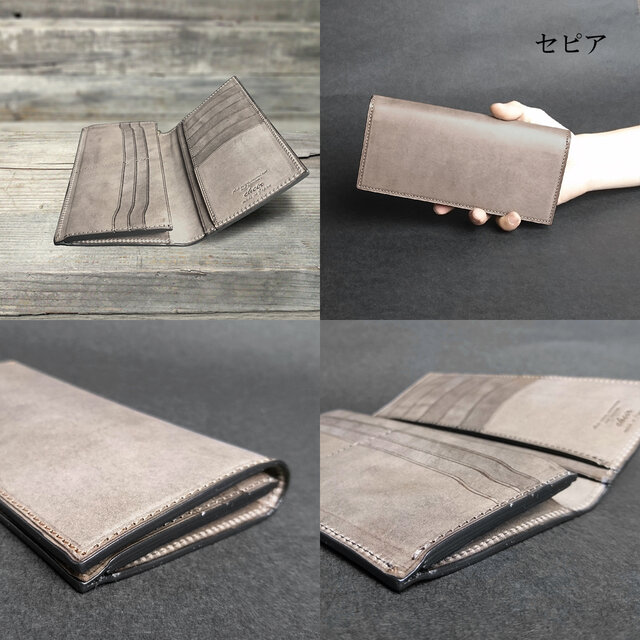D46【ロロマレザー牛本革】長財布 D46【ロロマレザー牛本革】長財布