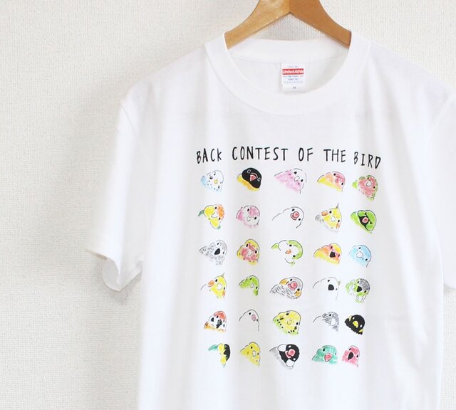 鳥の背中コンテスト Tシャツ メンズタイプの画像1枚目