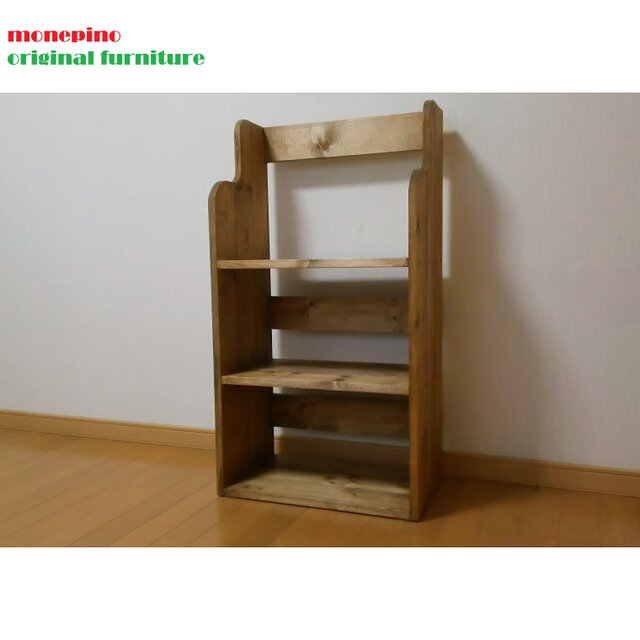 ★送料無料★ 高品質ワックス仕上げ シンプルラックD