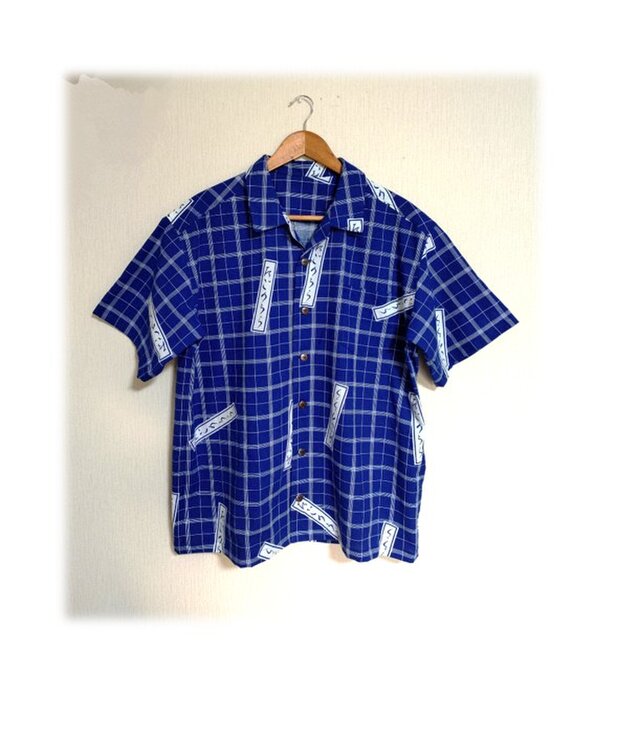 O9【受注生産C】浴衣リメイクアロハシャツフルオーダー