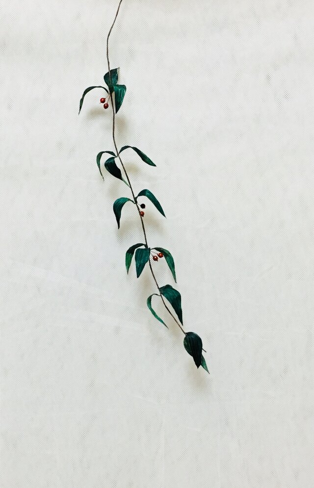 ツルリンドウ風アートフラワー