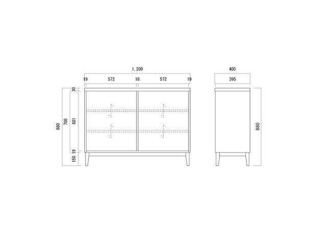 本棚 幅120cm BB120-1 | iichi 日々の暮らしを心地よくする