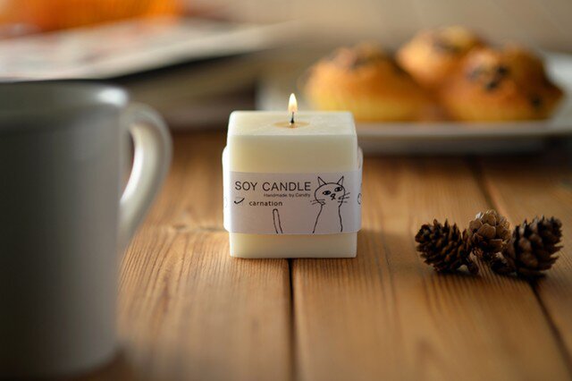 SOY CANDEL(CUBE)| 100%SOYWAXの画像1枚目
