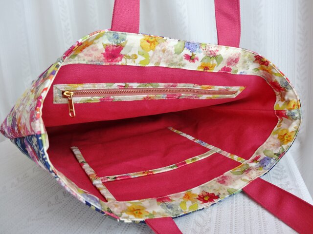 リバティパッチワークトート「KAORI」 | iichi 日々の暮らしを