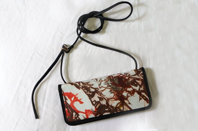 絞り染めLEATHERお財布bag-Raiz #RA000ご紹介ページの画像1枚目
