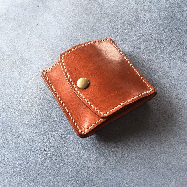 【販売店舗】money clip wallet 札バサミ 手縫い ベルギー産 ヌメ革 財布