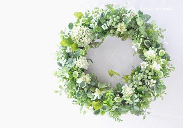 再販7 stella：緑の星のリース | iichi 日々の暮らしを心地よくする