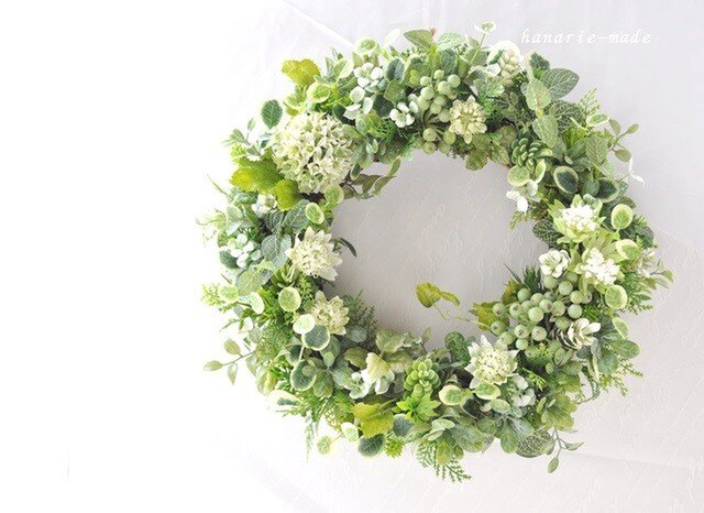 再販7 stella：緑の星のリース | iichi 日々の暮らしを心地よくする