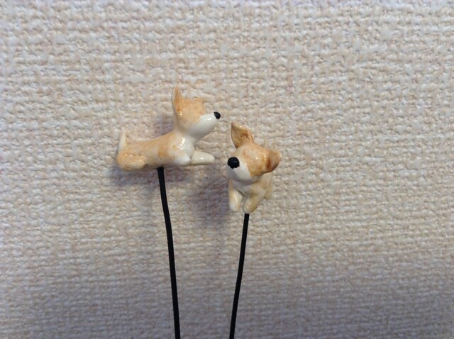 チワワのピック(2本セット)の画像1枚目