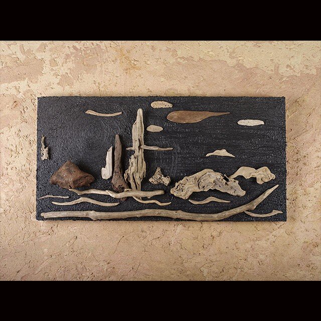 流木で描く山水画(S saiz) #3の画像1枚目