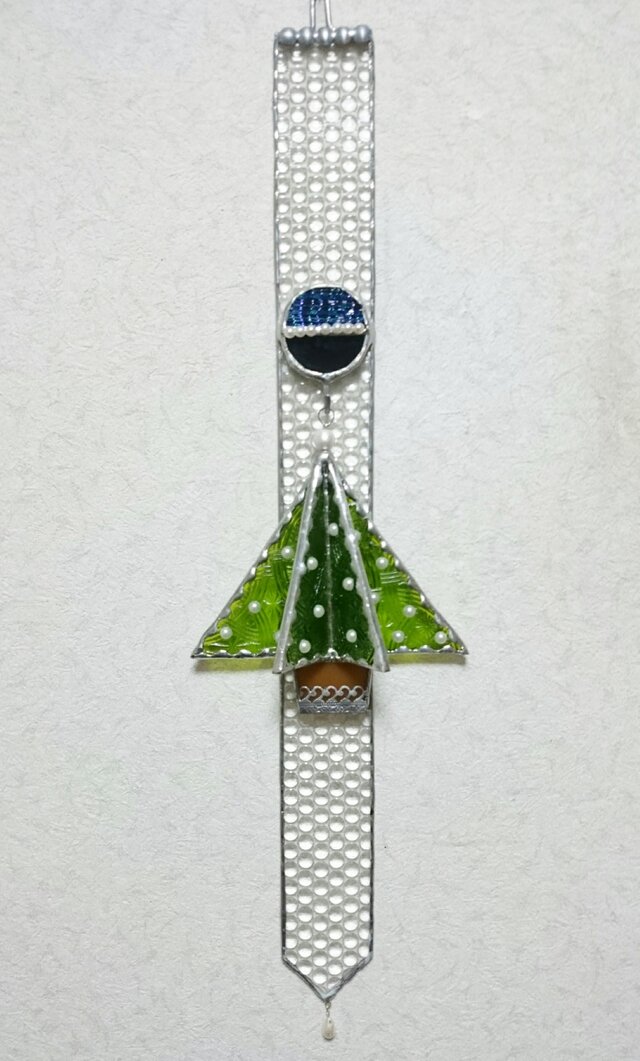 ステンドグラスの短冊