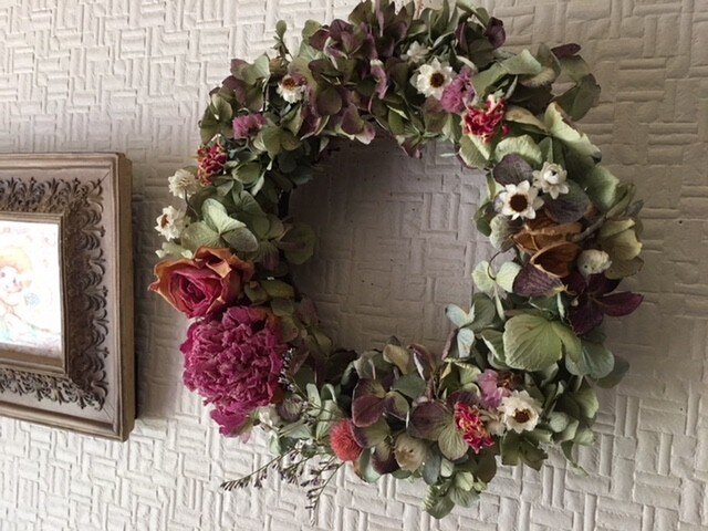 Peony & Rose Wreathの画像1枚目