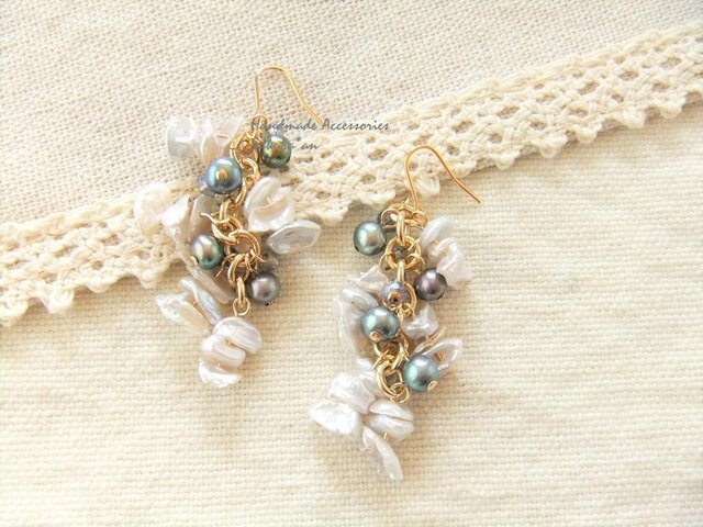 Pierces or Earrings ケシパール(P0798)の画像1枚目
