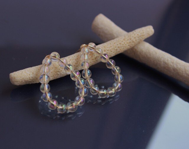 アクアオーラ シズク Wire ピアスの画像1枚目