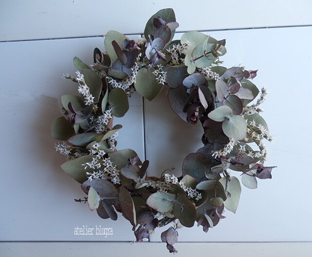 八ヶ岳〜(定形外郵便発送)ユーカリのMiniWreathの画像1枚目