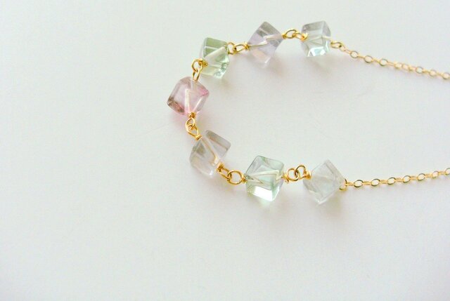 *Lucky 7 fluorite cubesの画像1枚目