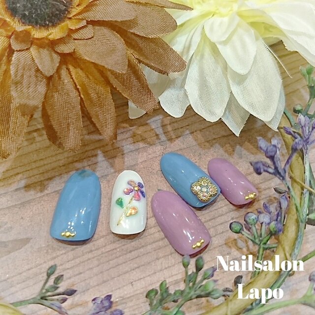カジュアルフラワーアートの画像1枚目
