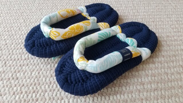 SALE 布ぞうり 23㎝の画像1枚目