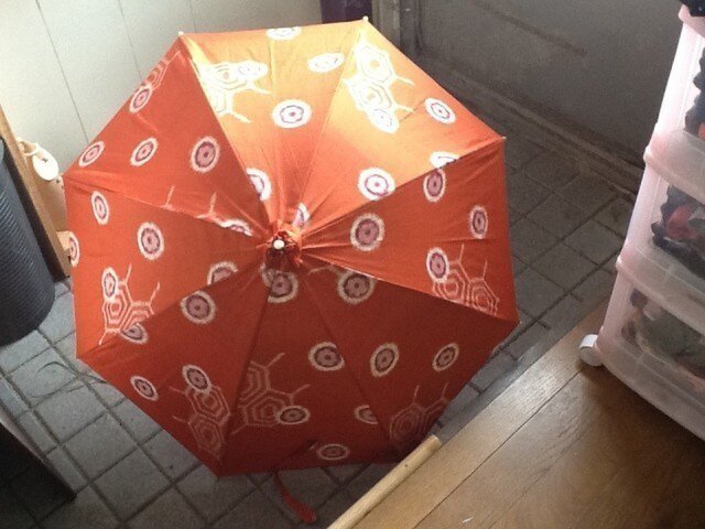 あなただけの 赤い日傘の画像1枚目