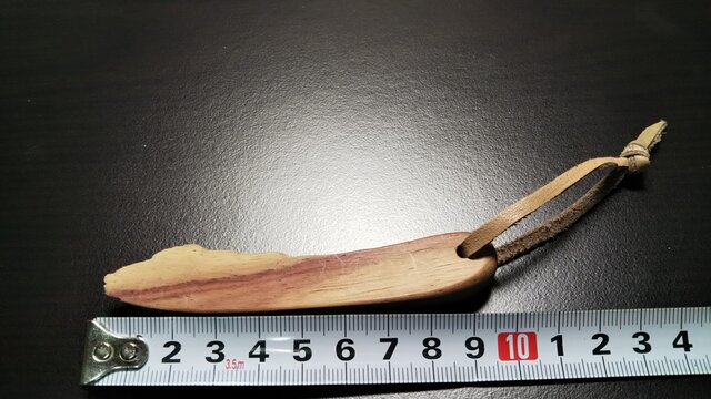ブビンガ材 キーホルダーの画像1枚目