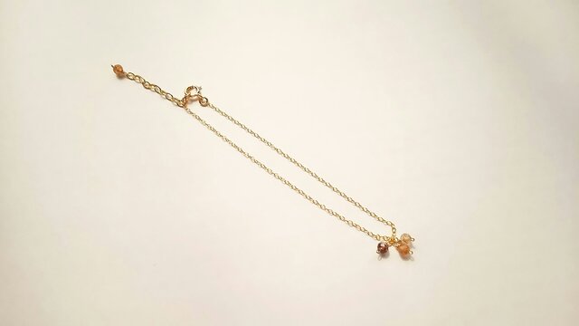 ブロンズルチルクォーツのブレスレット(シンプル)の画像1枚目