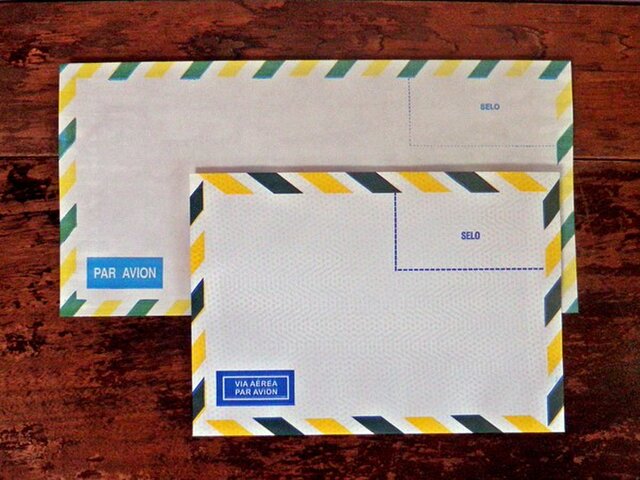 Vintage エアメール封筒セット 小さなおまけ付き Da Co077 Iichi ハンドメイド クラフト作品 手仕事品の通販